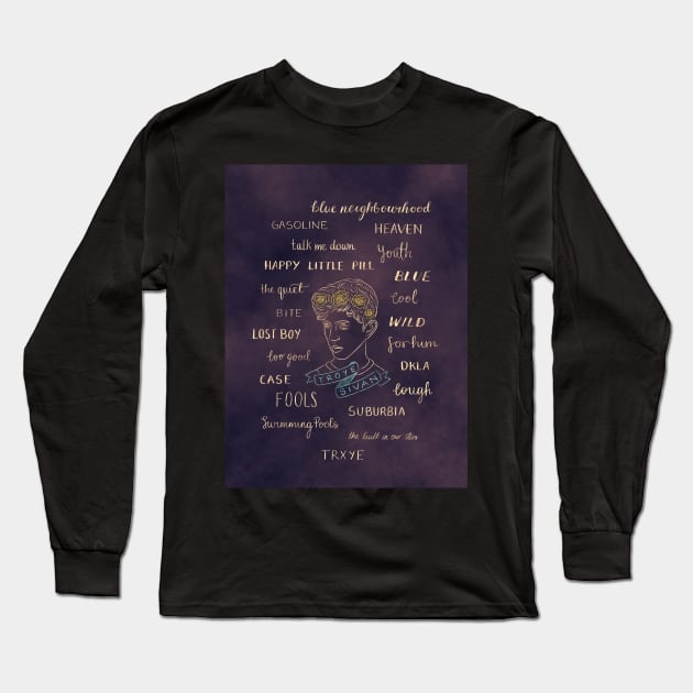 Troye Sivan Long Sleeve T-Shirt by hxrtsy